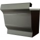 JONCTION GOUTTIERE ALUMINIUM  GRIS METAL RAL 9006 G300