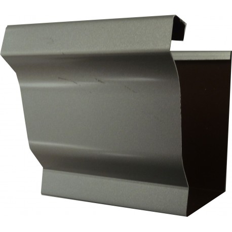 JONCTION GOUTTIERE ALUMINIUM  GRIS METAL RAL 9006 G300