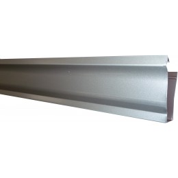 GOUTTIERE ALUMINIUM GRIS METAL RAL 9006 2 METRES G300