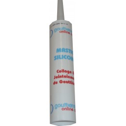 SILICONE TRANSLUCIDE 300 ML POUR ZINC, CUIVRE, ALUMINIUM, ACIER GALVANISÉ