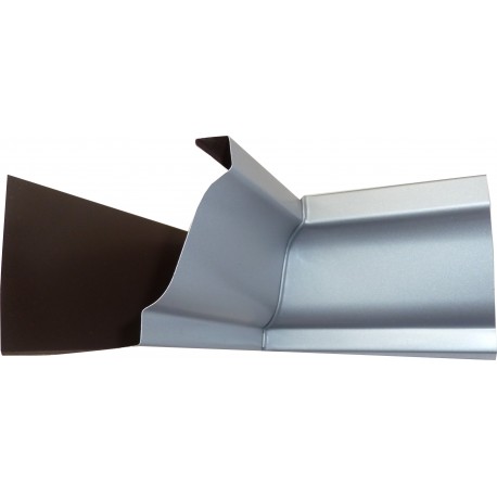 ANGLE INTERIEUR 90° ALUMINIUM  GRIS METAL RAL 9006