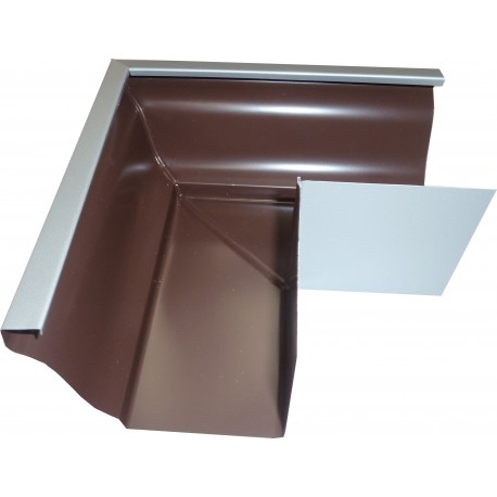 ANGLE EXTERIEUR 90° ALUMINIUM  GRIS METAL RAL 9006 G300