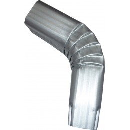 COUDE FRONTAL 2 EXTERIEUR ALUMINIUM  GRIS METAL RAL 9006 60X80