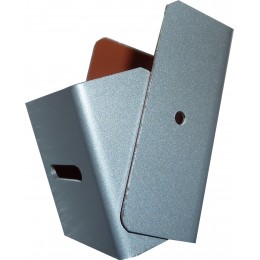 FIXATION DE DESCENTE ALUMINIUM  GRIS METAL RAL 9006