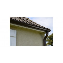 GOUTTIERE ALU NOIR SABLE 2100 