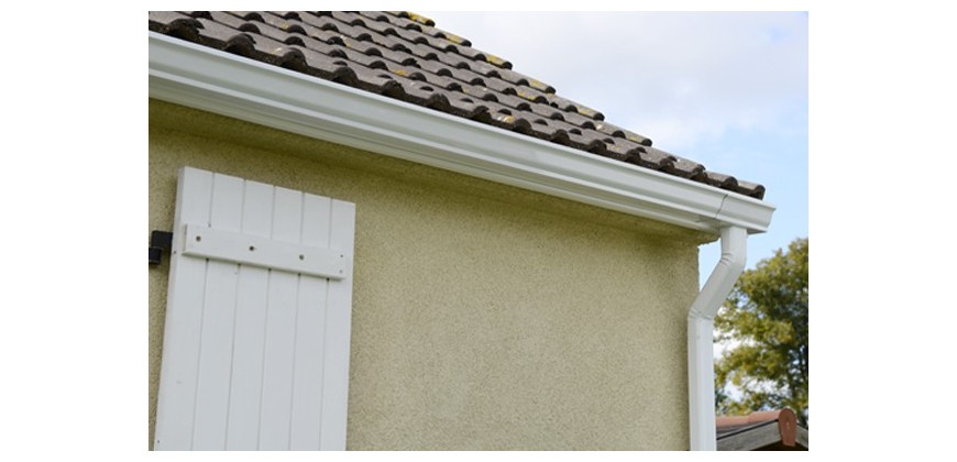 GOUTTIERE ALUMINIUM BLANC 