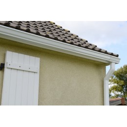 GOUTTIERE ALUMINIUM BLANC 