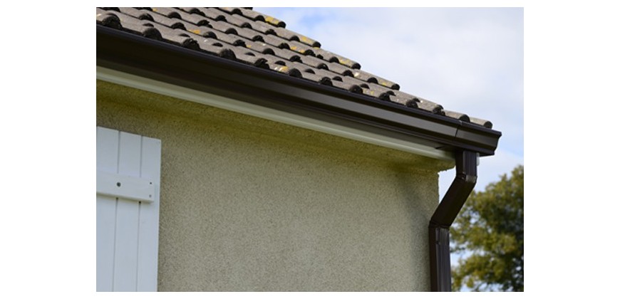 GOUTTIERE ALUMINIUM NOIR