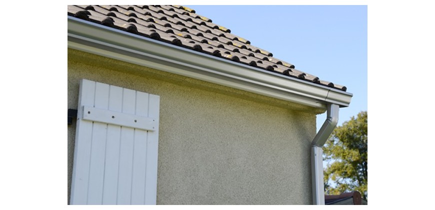 GOUTTIERE ALUMINIUM GRIS METAL