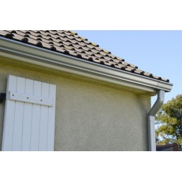 GOUTTIERE ALUMINIUM GRIS METAL