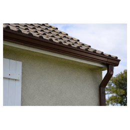 GOUTTIERE ALUMINIUM MARRON