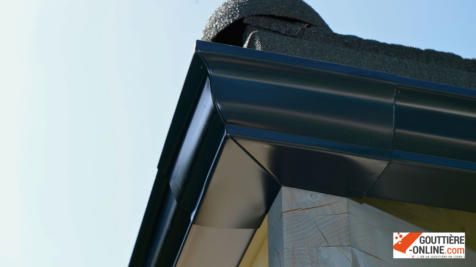 installation angle extérieur gouttière aluminium G300