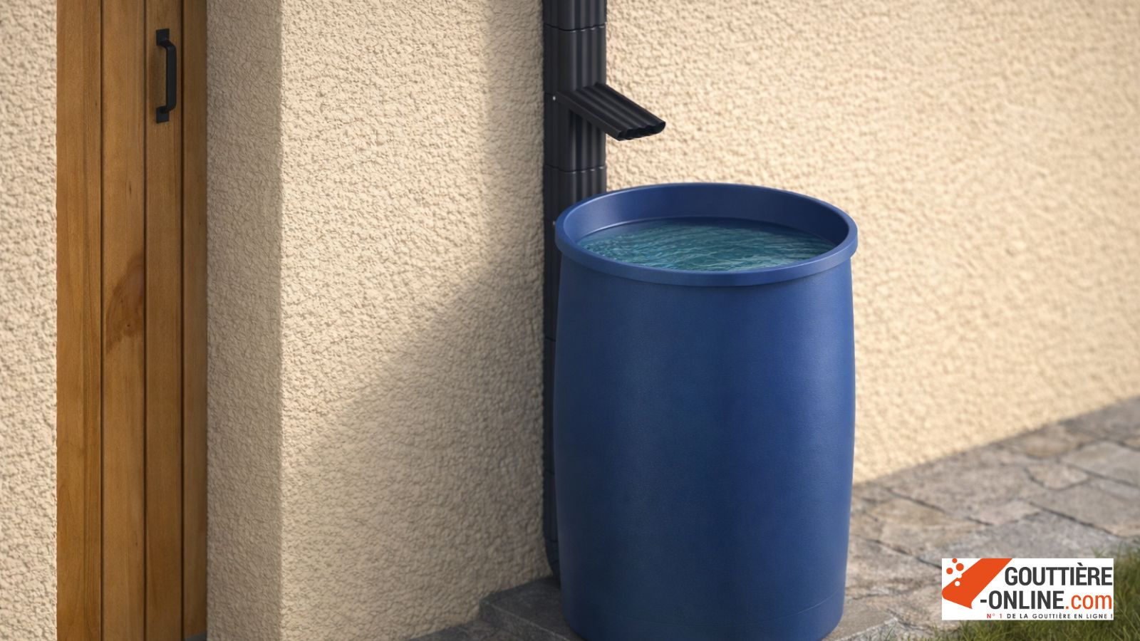 fixation récupérateur eau aluminium avec vis autoforeuse