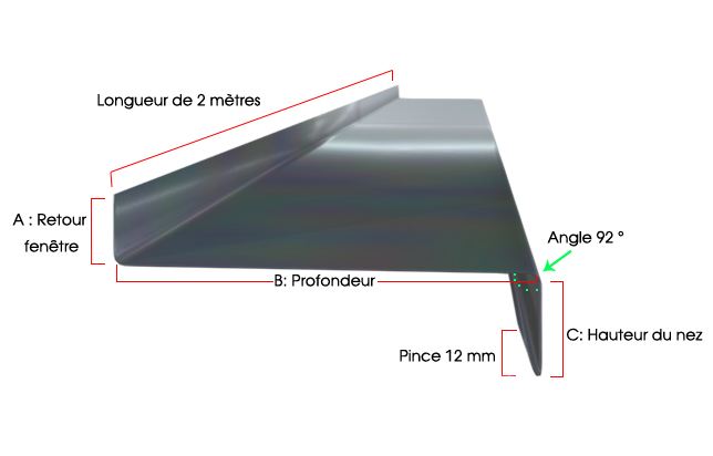 Appui de fenêtre béton VS appui de fenêtre aluminium - Louineau